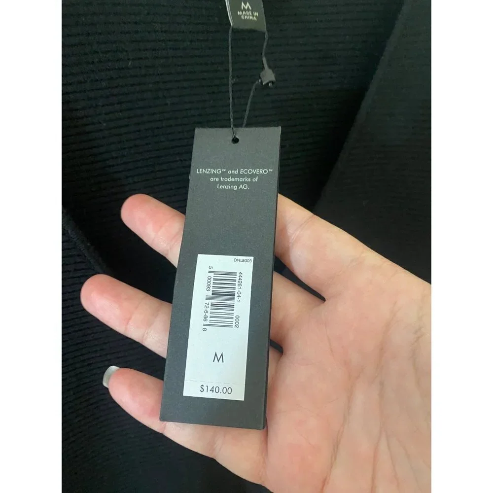 NWT Banana Republic Women's Long Sleeve Thick V Neck Dress - Medium - Picture 3 of 13